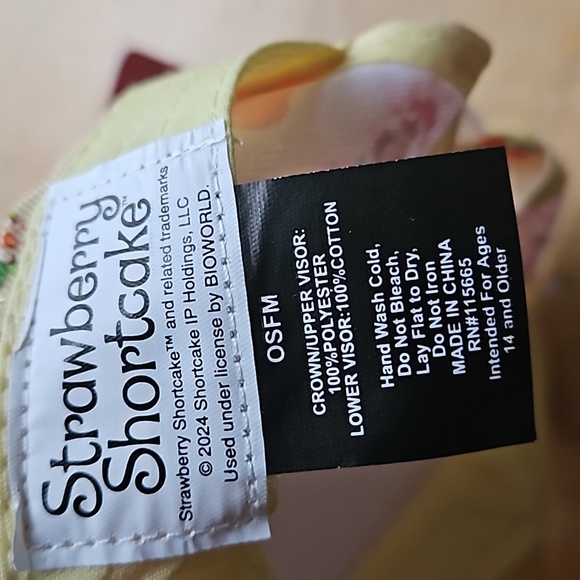 STRAWBERRY SHORTCAKE BASEBALL CAP - Picture 8 of 11